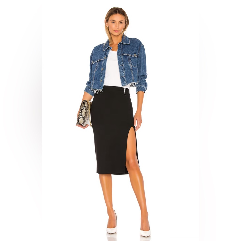 NWT Lovers + Friends Aubrey Midi Skirt